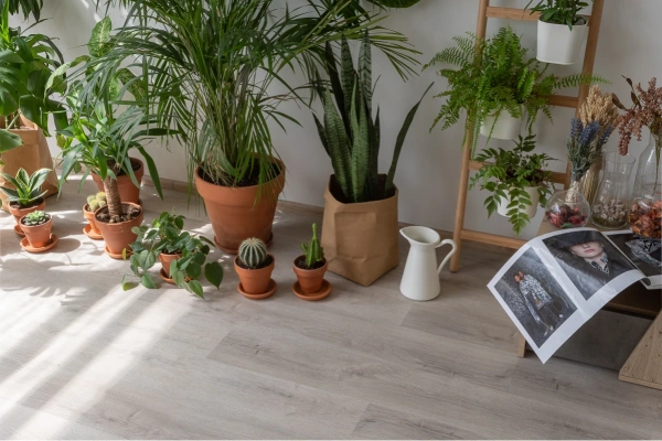 Клеевая кварцвиниловая плитка VINILAM Glue Дуб Ален (Rich) 20468 Glue